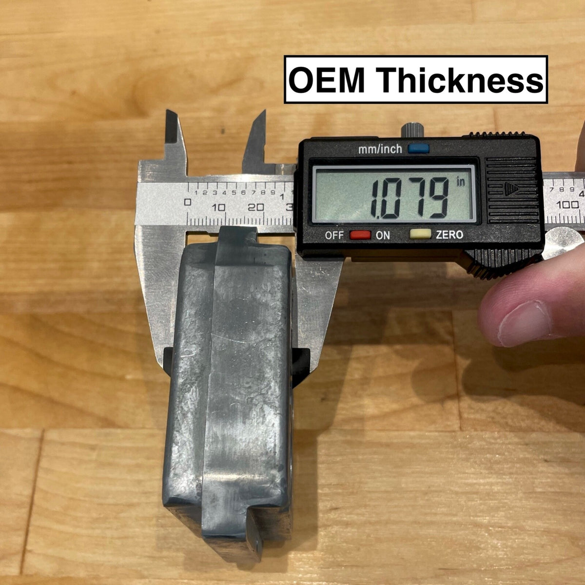 Machined Billet Aluminum Tool Head for RL550 Series - Made in USA, 1.08 Thick