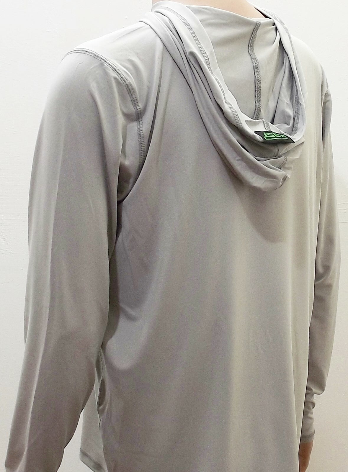 Fishing Sun Shirt Hooded UPF50+ Long Sleeve Performance Top Storm Grey 2XL