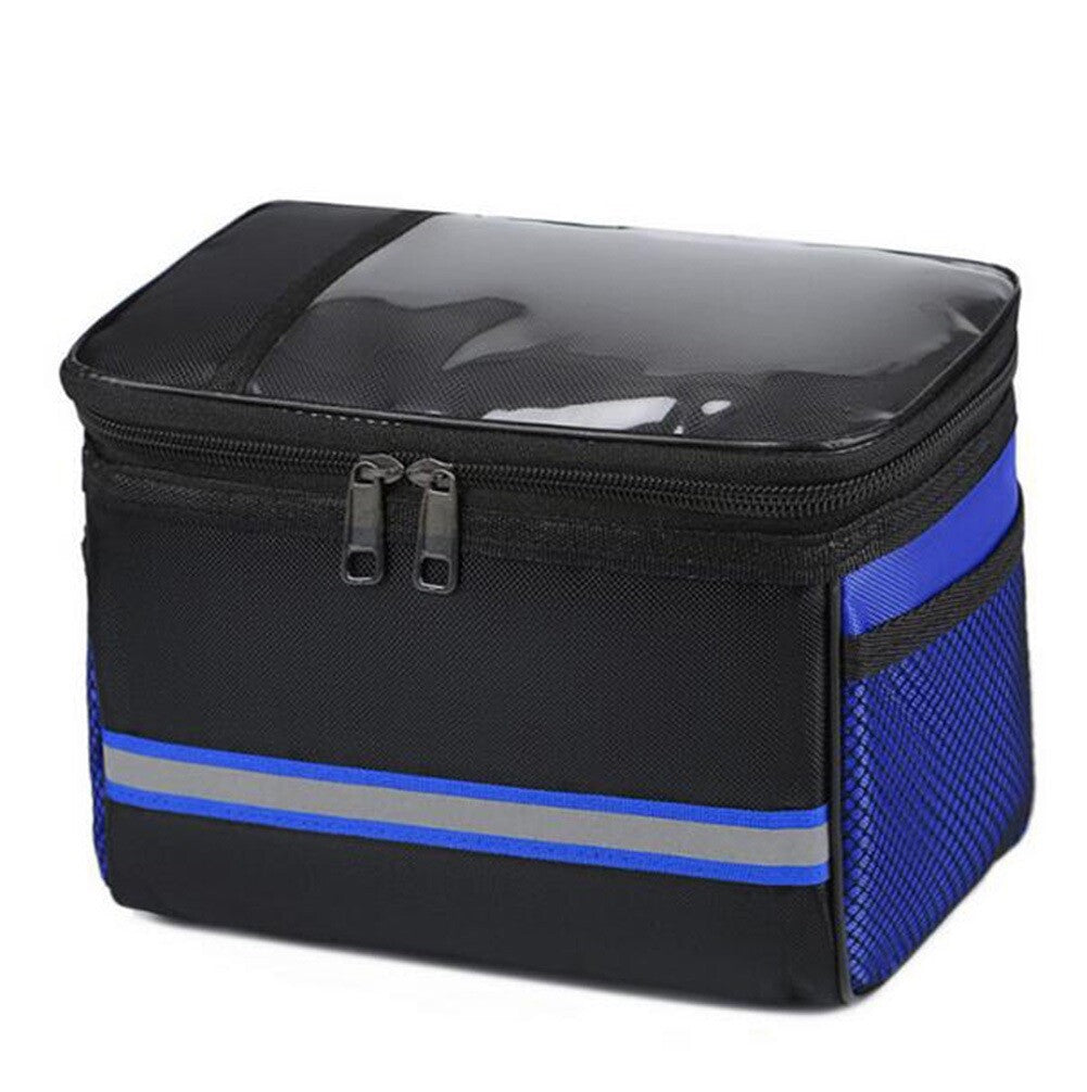 Waterproof Bicycle Handlebar Bag MTB Front Frame Storage Pouch - Unbranded
