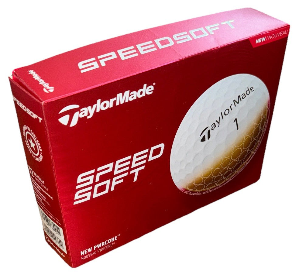 TaylorMade Speed Soft 2024 Golf Balls - 12 Pack, Distance & Performance