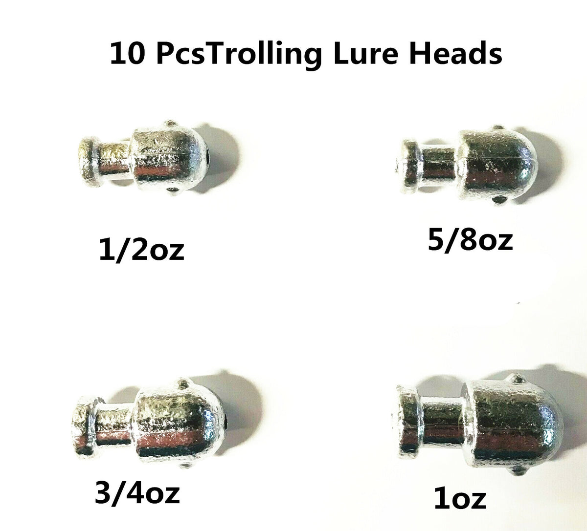 Fishing Tackle Jig Head Sinkers for Making Seawitch Lures - Multiple Weights