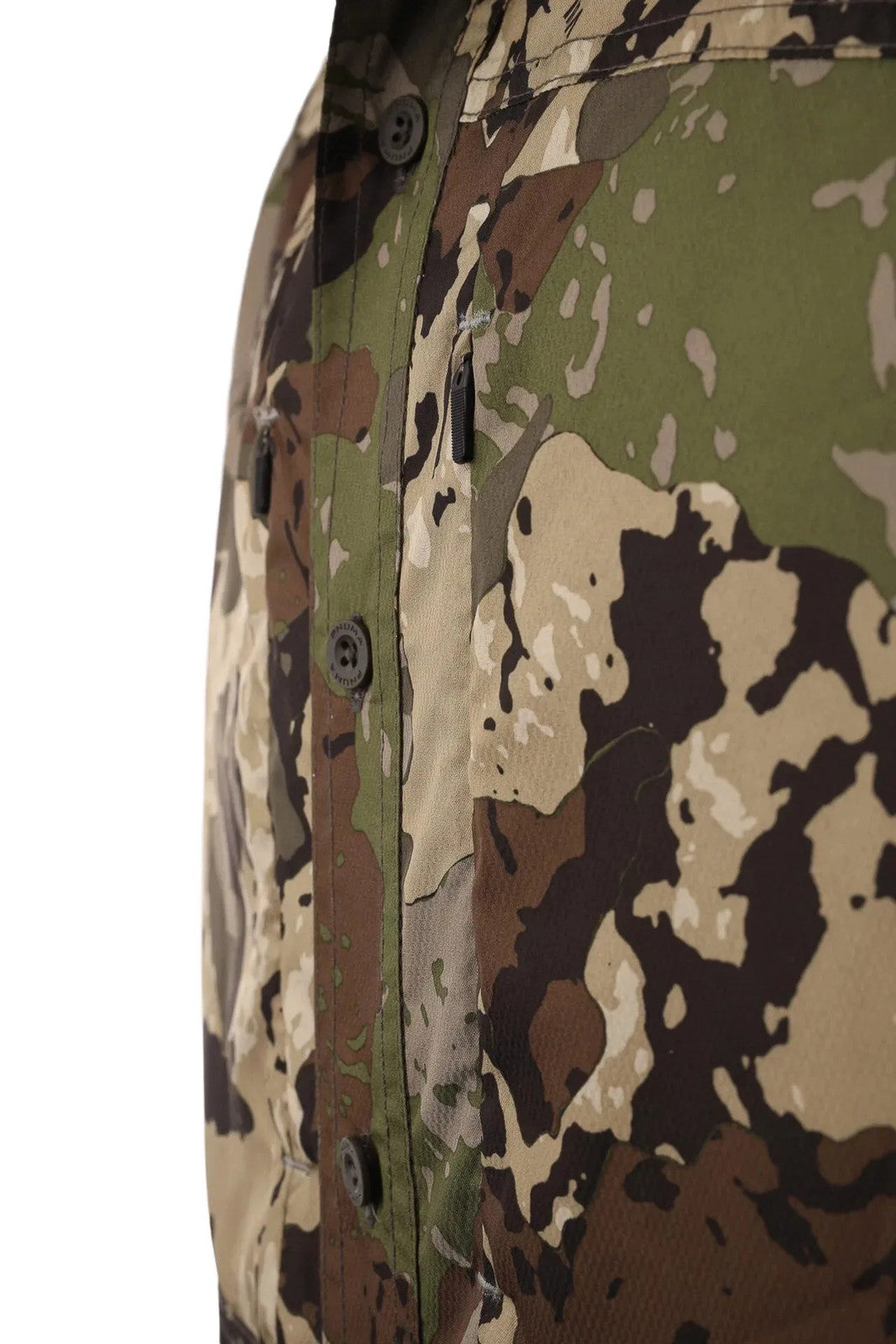 Pnuma Outdoors Caza Short Sleeve Shooting Shirt UPF 30+ Camouflage