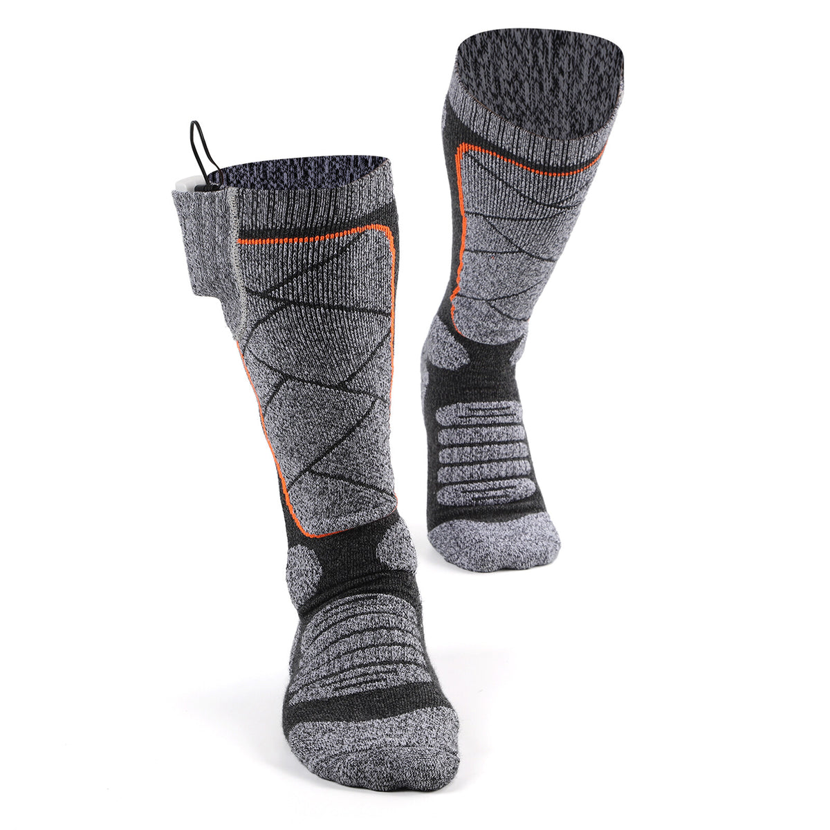 Rechargeable Heated Socks for Men Women Winter Foot Warmer Battery Pack Included