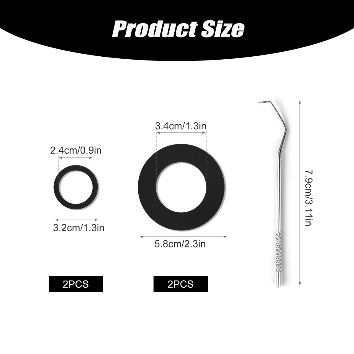 Silicone Gasket Replacement for YETI Yonder Water Bottles 4 Pack