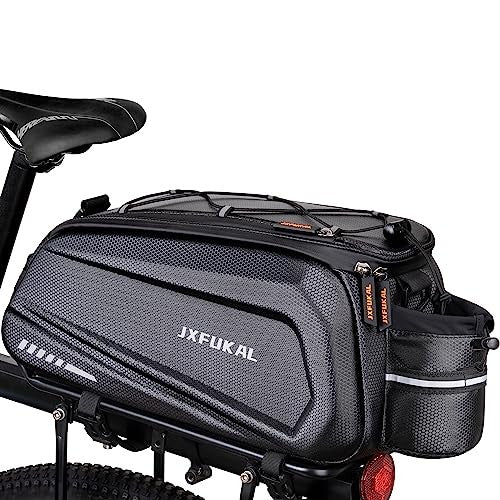 Waterproof Bicycle Rear Rack Bag 9.5L/17L/40L Hard Shell Cycling Storage