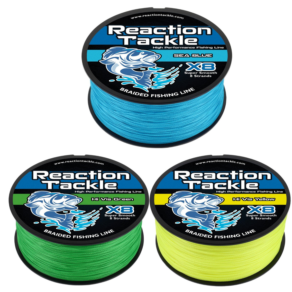 Braided Fishing Line 1500yd Spool PowerPro Spectra Fiber Low Stretch Tackle