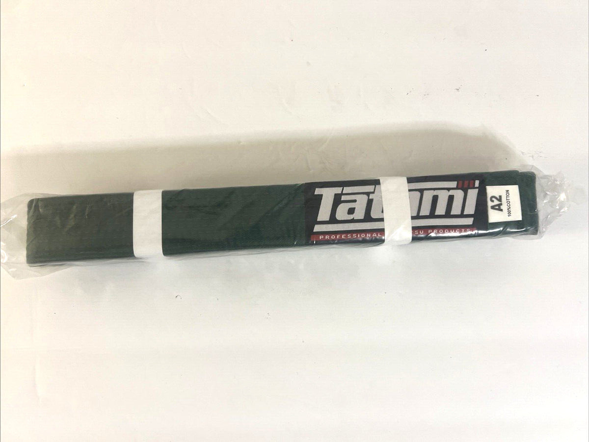 Brazilian Jiu Jitsu Green Belt Size A2 - Martial Arts Belts for Training & Competition