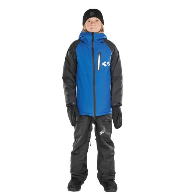 Youth Insulated Snowboard Jacket with Waterproof Tech - Snorkel Blue XL