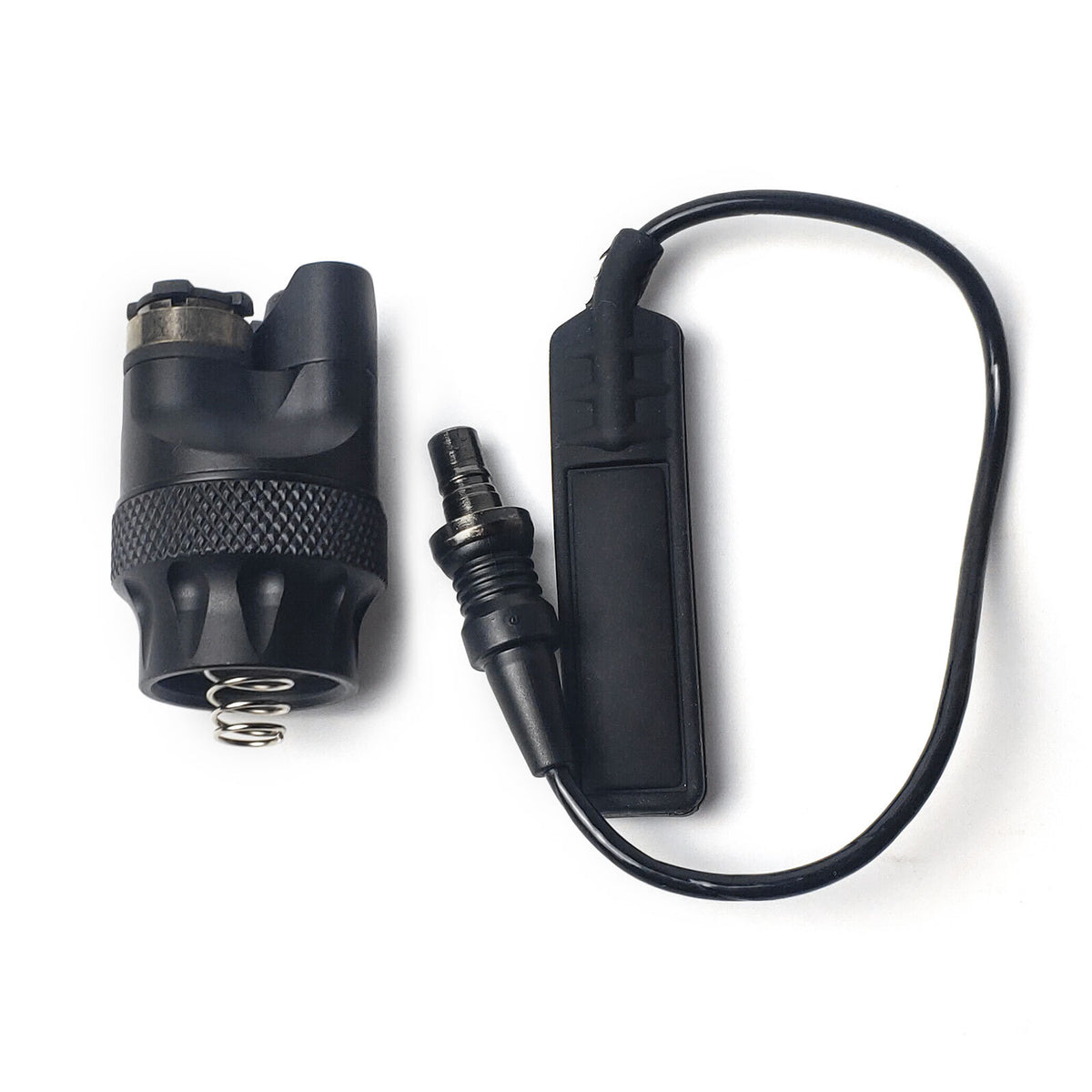 Dual Function Flashlight Switch Tail Cap for M300 M600 Series - Aluminum Tactical Accessory