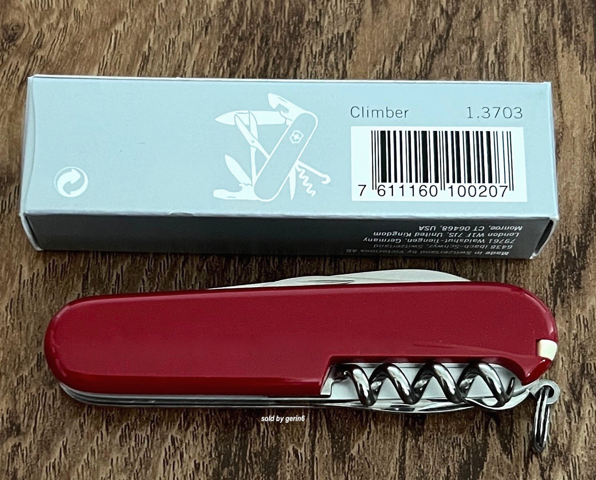 Victorinox Swiss Army Climber Knife 14 Functions Red 91mm