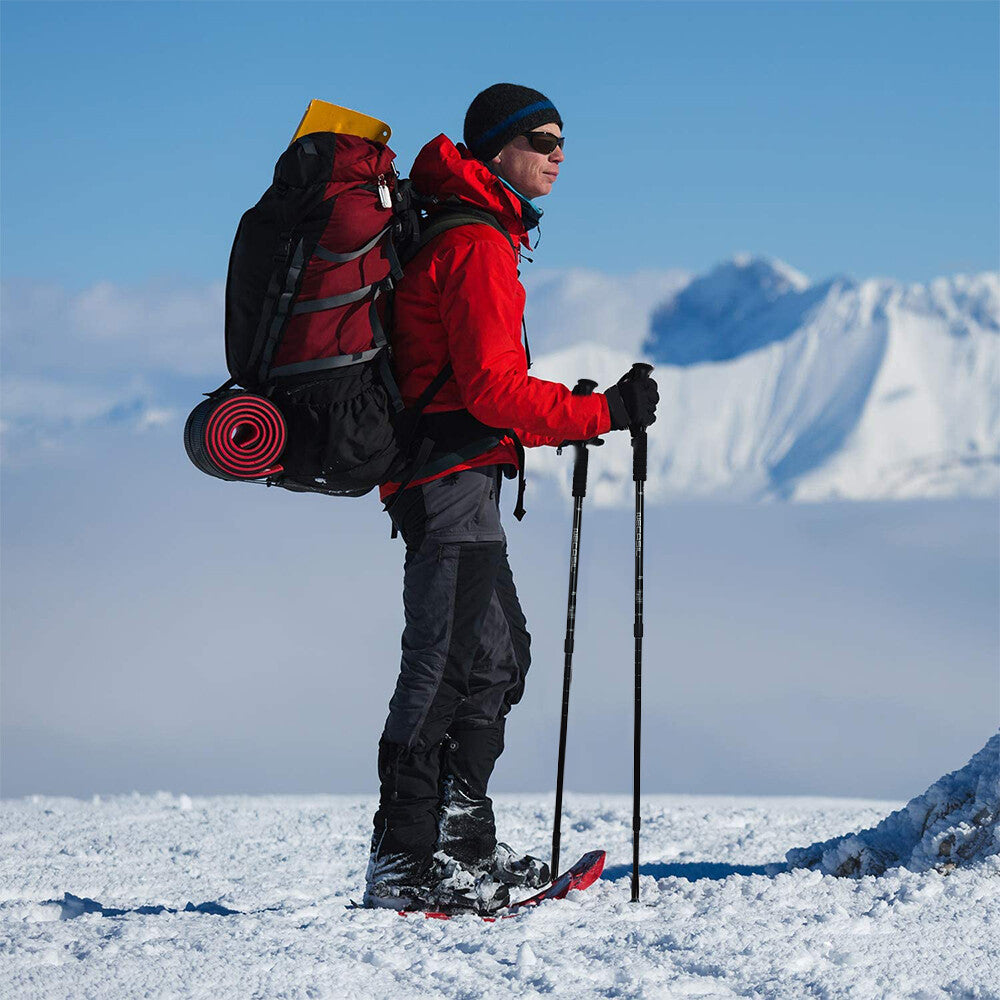 Lightweight Collapsible Hiking Poles with Anti-Shock & Ergonomic Grip