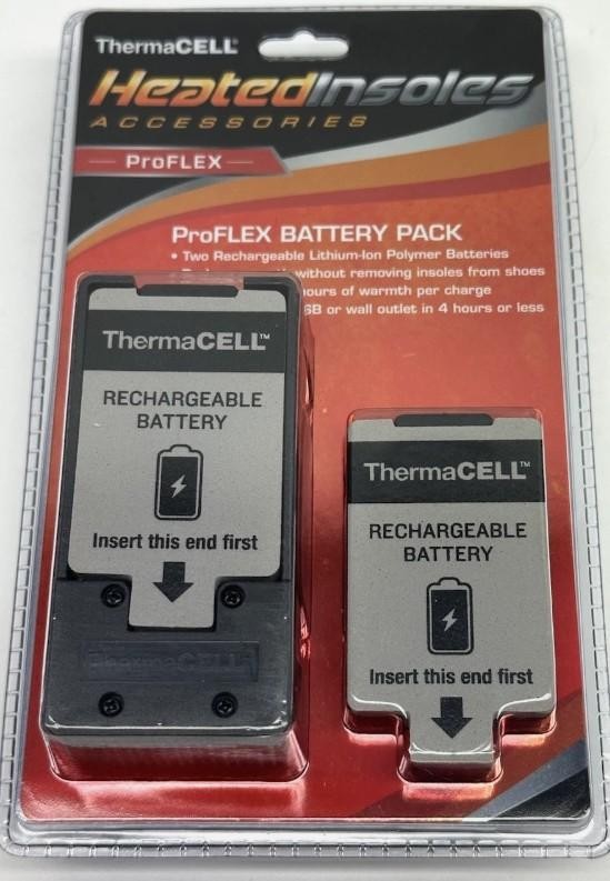 Rechargeable Backup Battery for Heated Insoles - 2 Pack