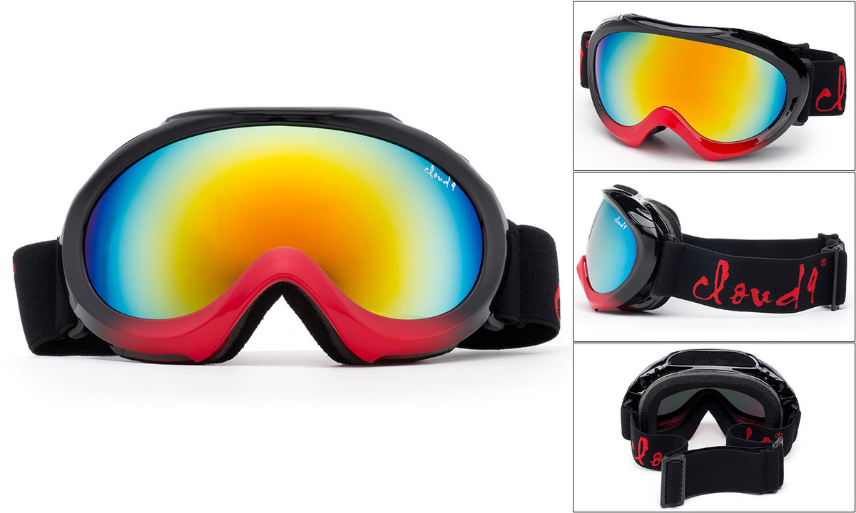 Kids Snow Ski Goggles Dual Lens Youth Ski Goggle with Pouch - Multiple Colors