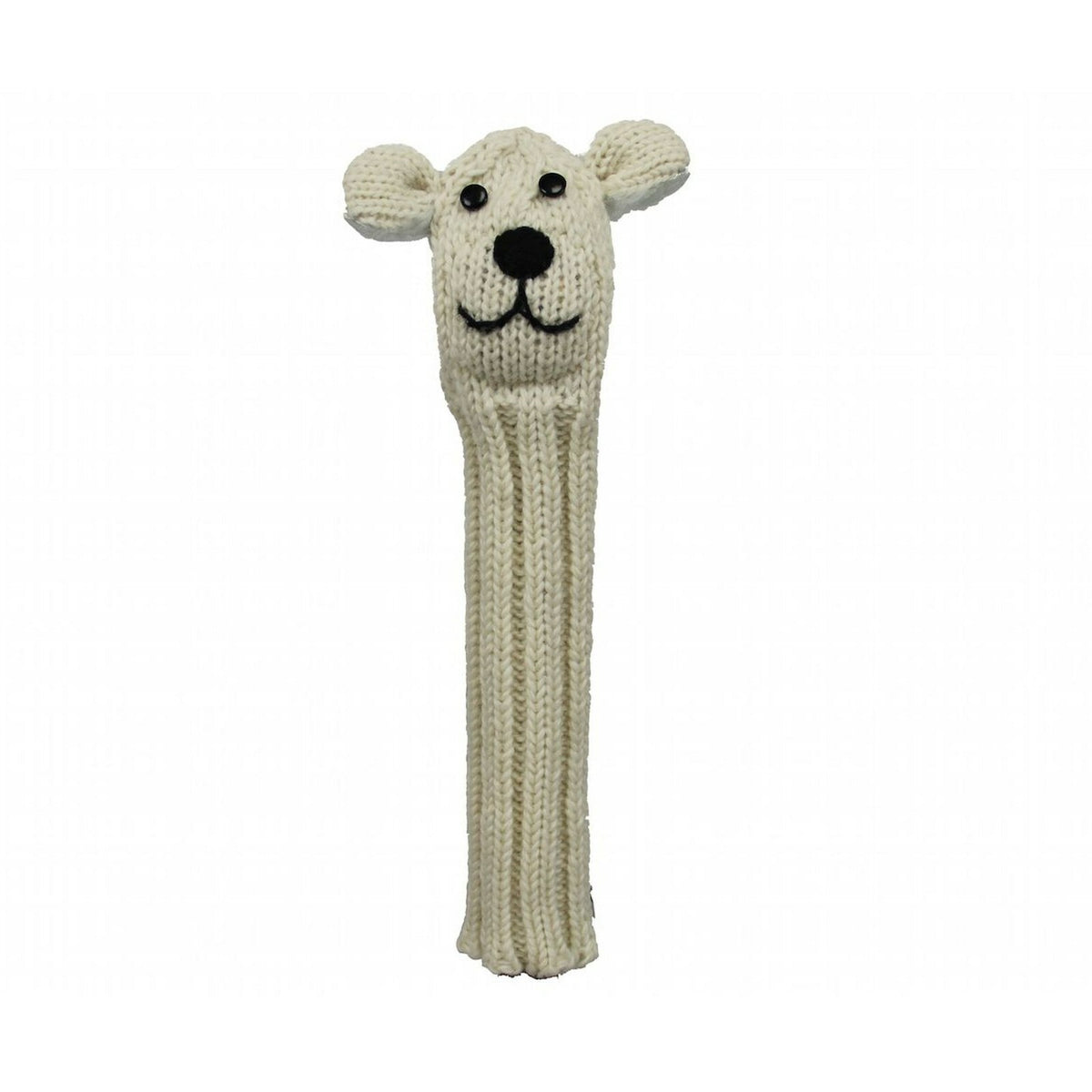 Golf Alignment Stick Cover Wool Animal Knit Golf Accessory Multiple Styles