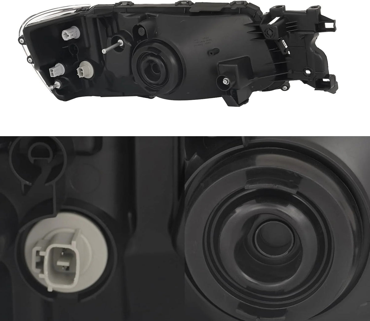 Pair Halogen Headlights Assembly for 2003-2004 Subaru Forester - Left & Right Side