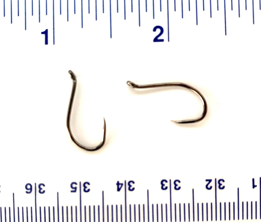 Black Barbless Octopus Salmon Fish Hooks Size 6 - High-Quality Tackle