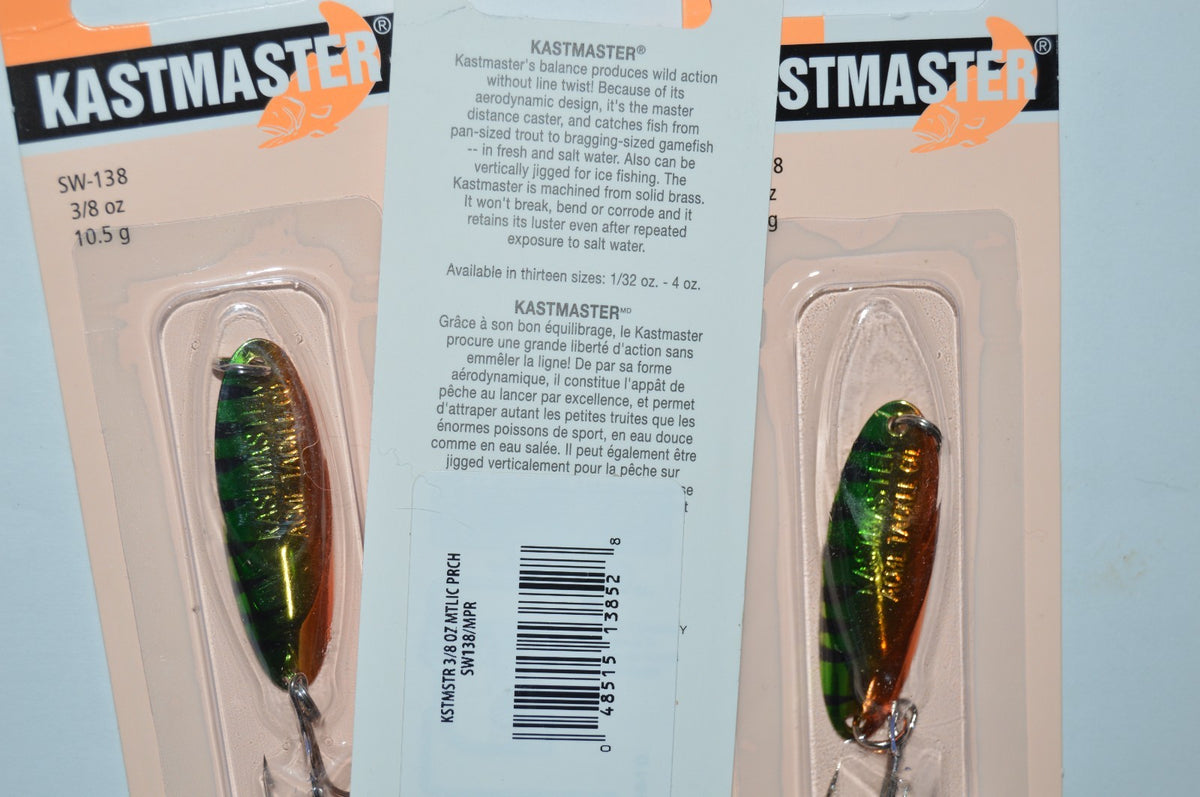 3 Pack Casting Jigging Spoons - 3/8oz Perch Fishing Lures
