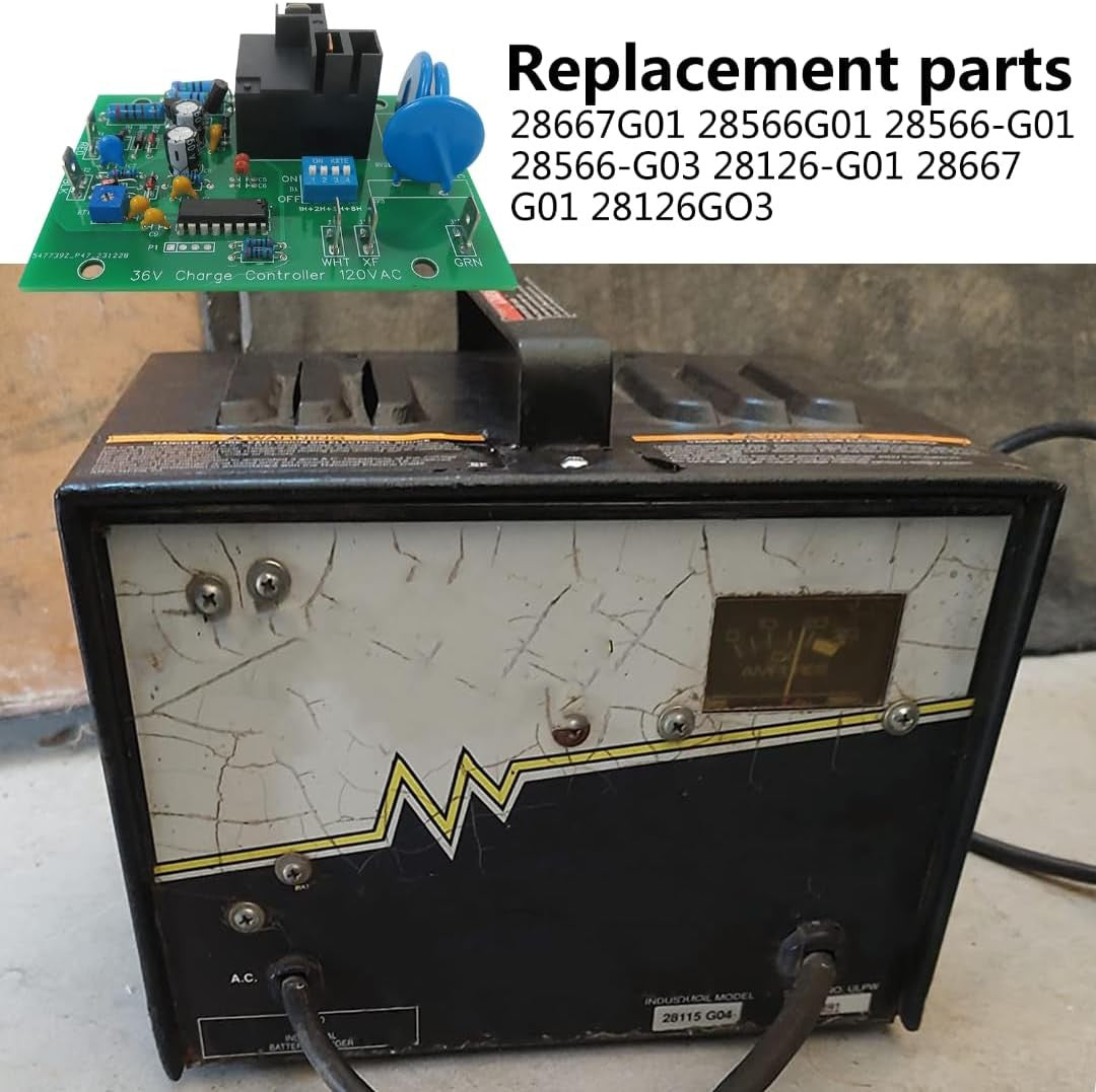 36V Golf Cart Power Charger Control Board Compatible with EZGO 28566G01