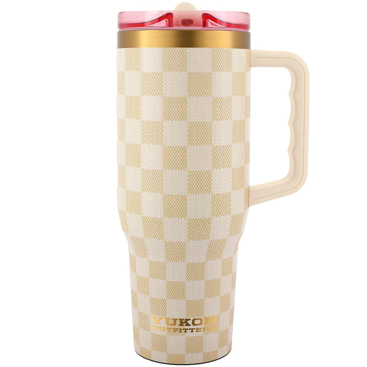 40oz Vacuum Insulated Tumbler with Leakproof Lid and Handle - Yukon Outfitters