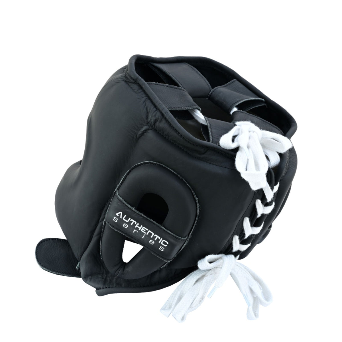 Leather Boxing Headgear for MMA Muay Thai & Sparring Protection