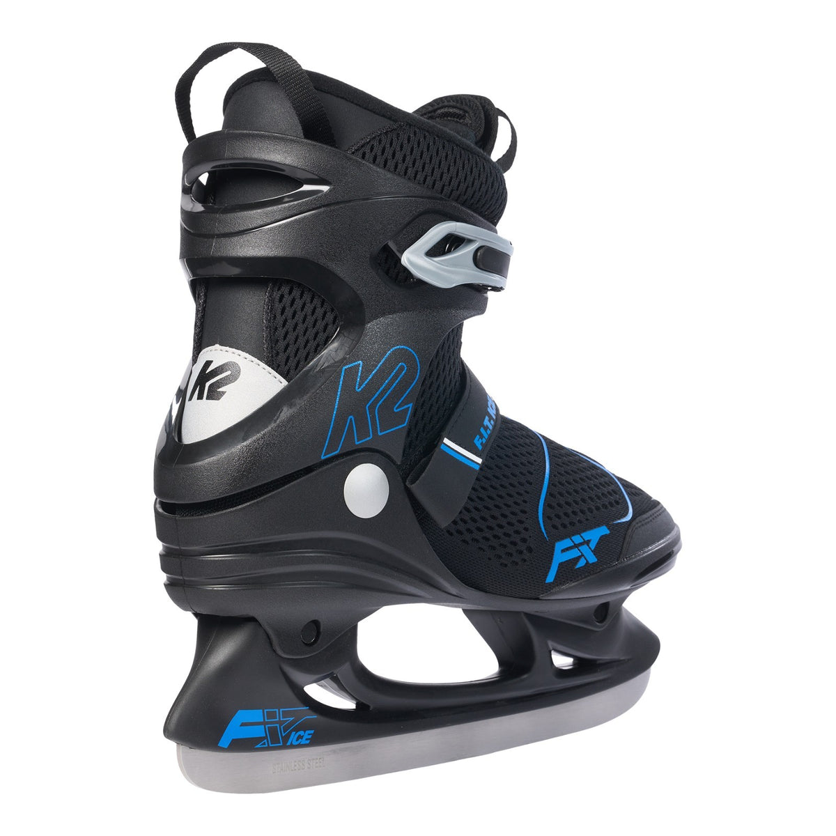 K2 Men's F.I.T. Ice Pro Ski Boots - Black/Blue, US 9.5, 2026 Model
