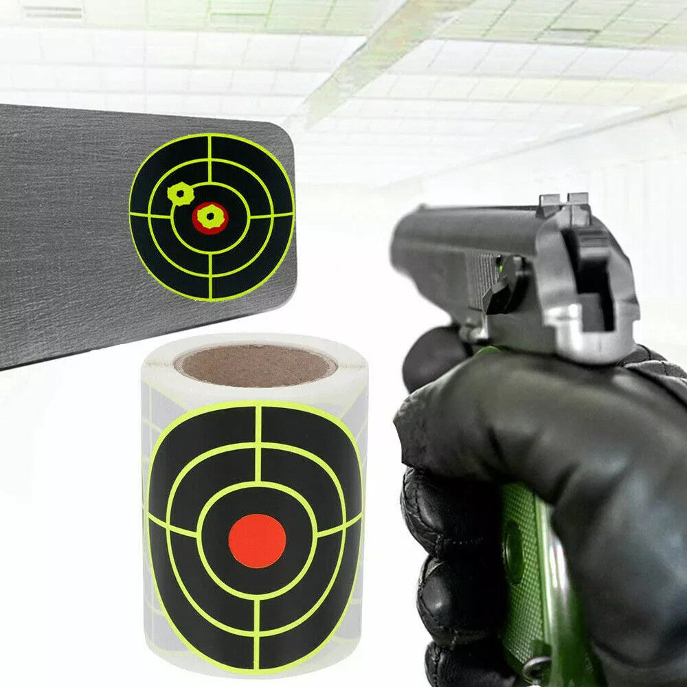 250Pcs 3-Inch Self-Adhesive Shooting Targets for Practice and Training