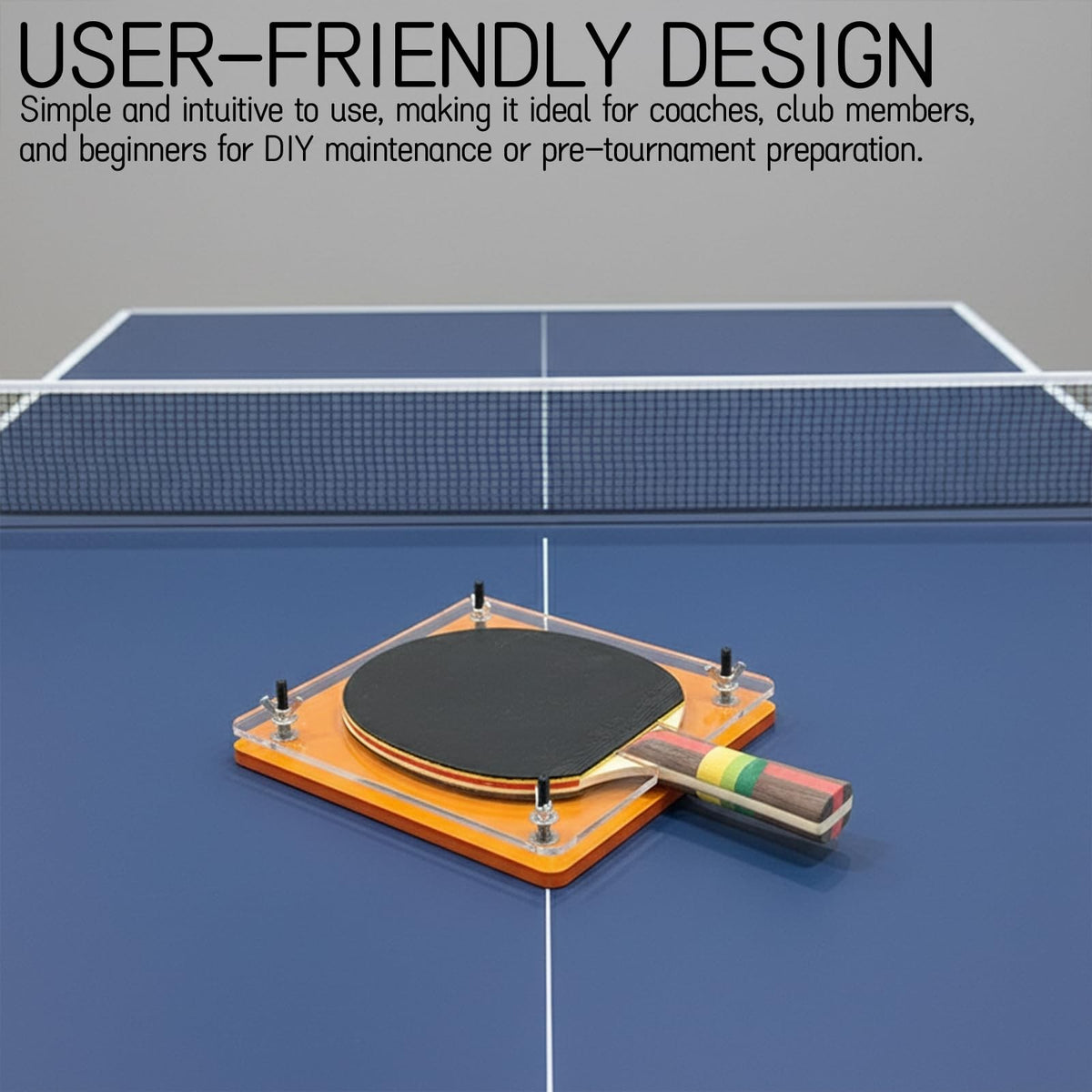 Dexprosy Professional Table Tennis Paddle Press Clamp Tool – Medium