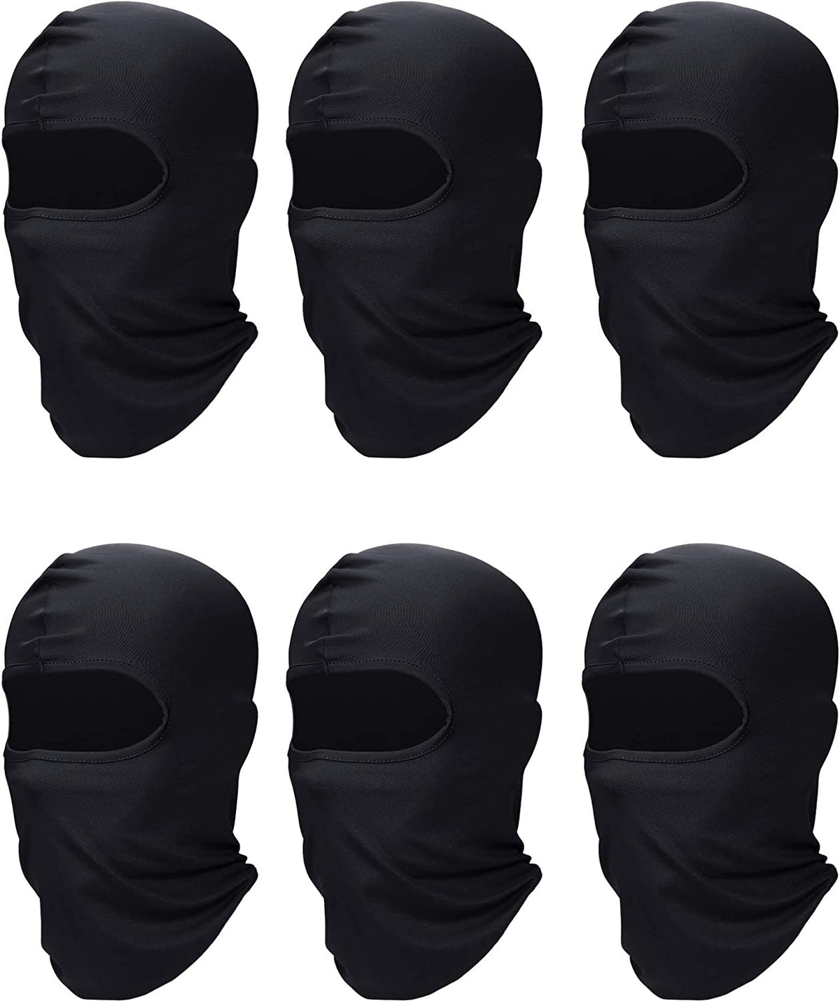 3-Pack Balaclava Face Cover Mask for Cold Weather Motorcycle Skiing UV Protection