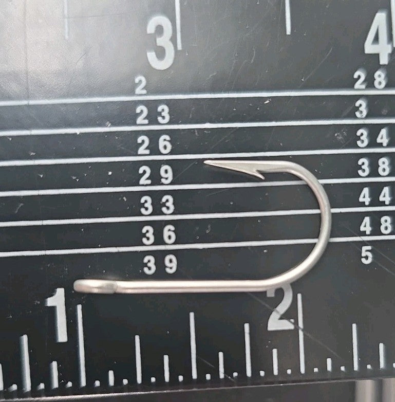 25 Pack VMC Open Eye Hooks Size 1 for Crafting & Hardware