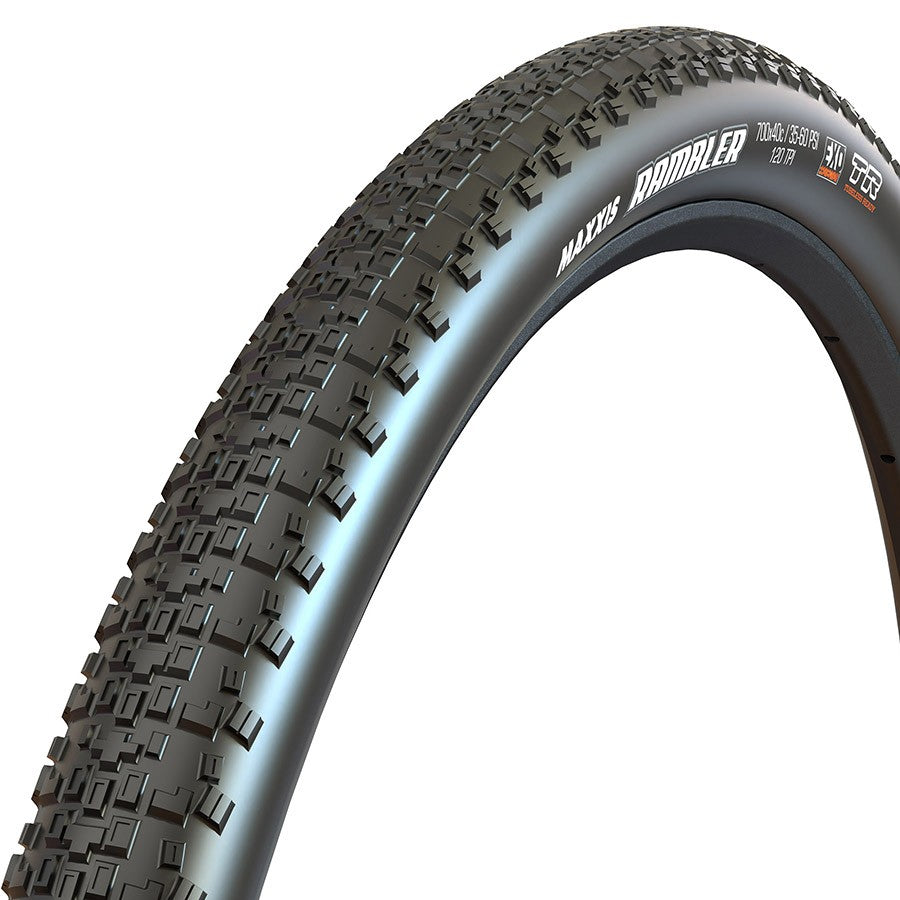 Maxxis Rambler 700x40C Gravel Tire - EXO Sidewall Protection, Lightweight, Fast Rolling