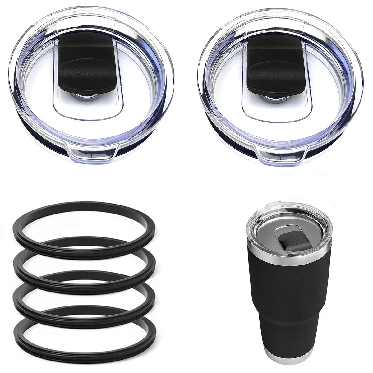 32 oz Replacement Lid for Yeti Tumbler Splash Resistant BPA-Free 2 Pack