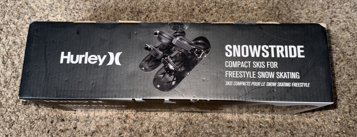 Freestyle Snow Skates for Kids - Adjustable Snowboard Skates Black