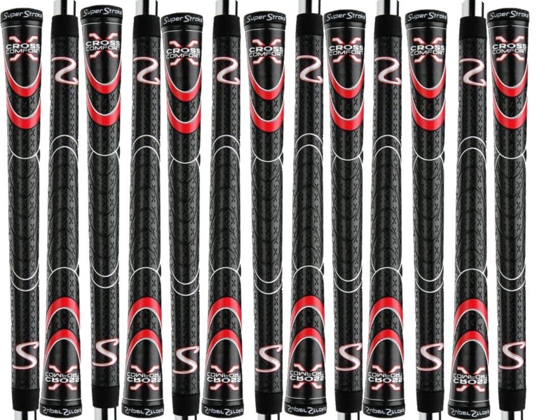 Golf Grip Set of 13 Super Stroke Cross Comfort Undersize & Standard