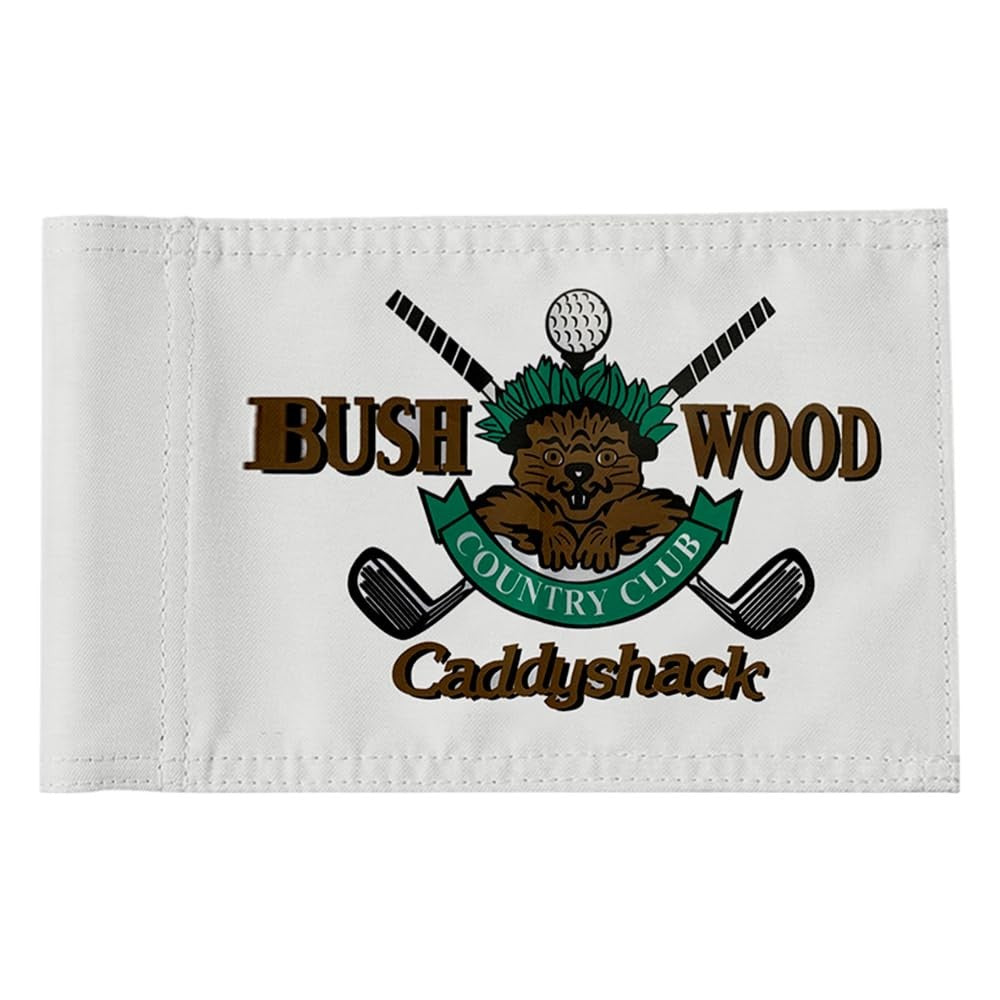 Golf Pin Flag 8x6 Inch Double-Sewn Nylon for Putting Green & Practice