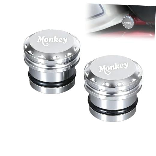 Motorcycle Frame Plugs & Seat Bolts Set for Monkey 125 - Silver