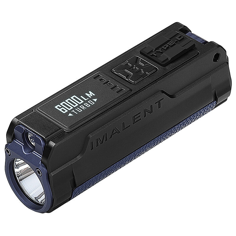 6000 Lumens USB-C Rechargeable EDC LED Flashlight - Waterproof Aluminum Torch