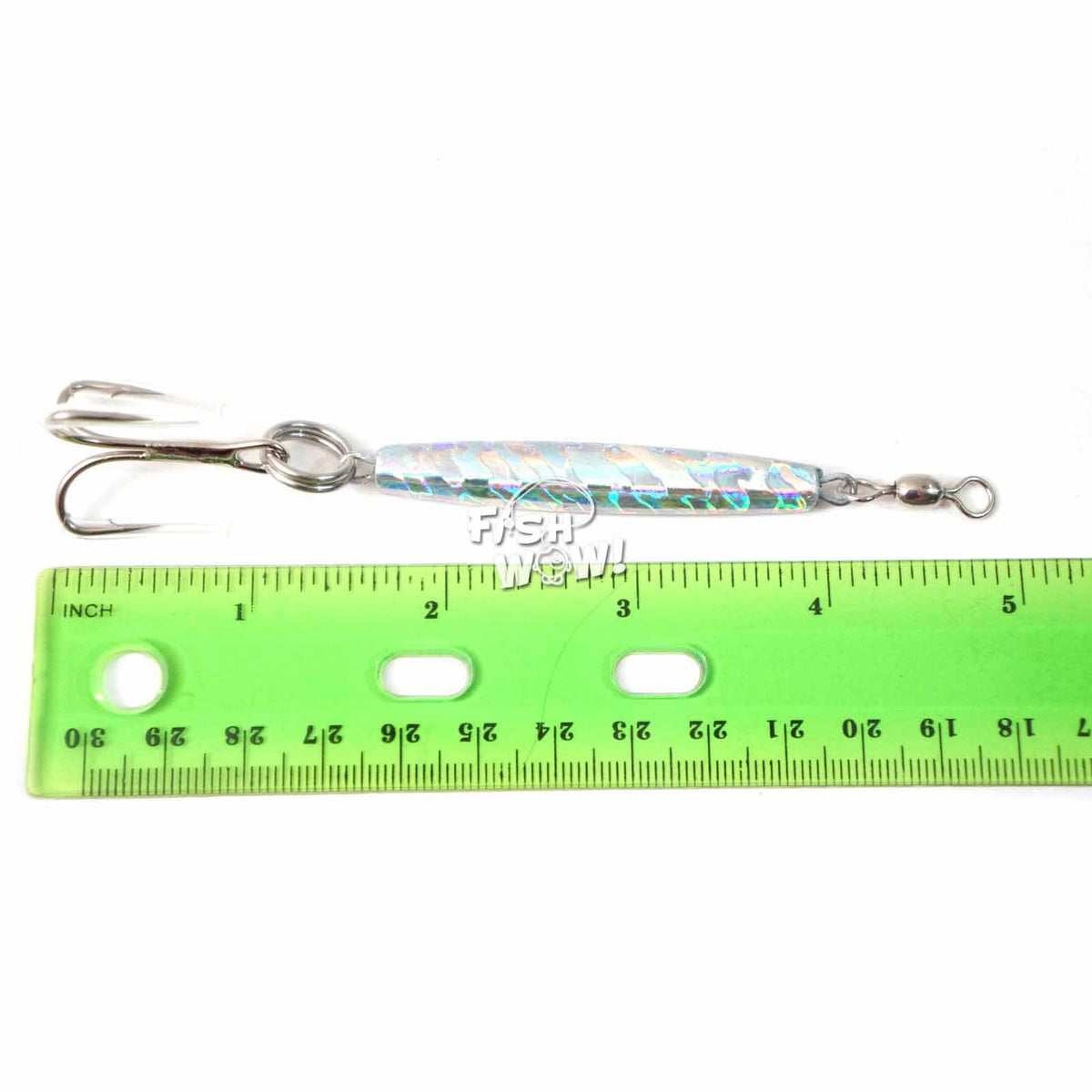 Fishing Diamond Jig with Treble Hook - 5 Pack 1oz Saltwater Lures