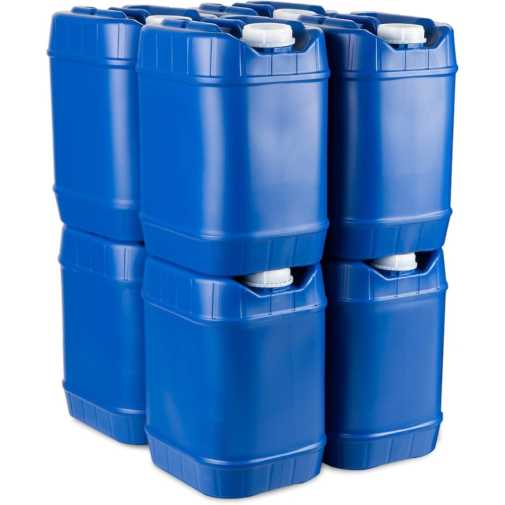 20-Gallon Stackable Water Storage Container Kit for Emergency and Camping