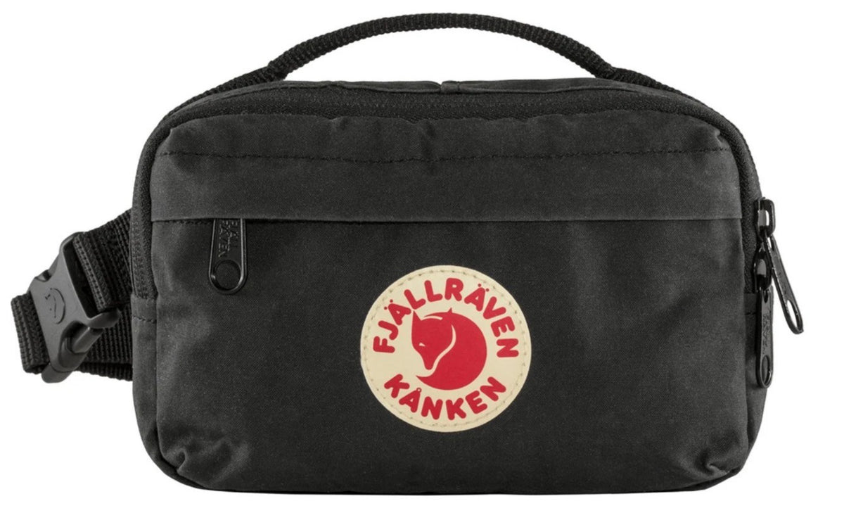 Fjällräven Kanken Hip Pack Waist Bag - Small Crossbody Zipper Black