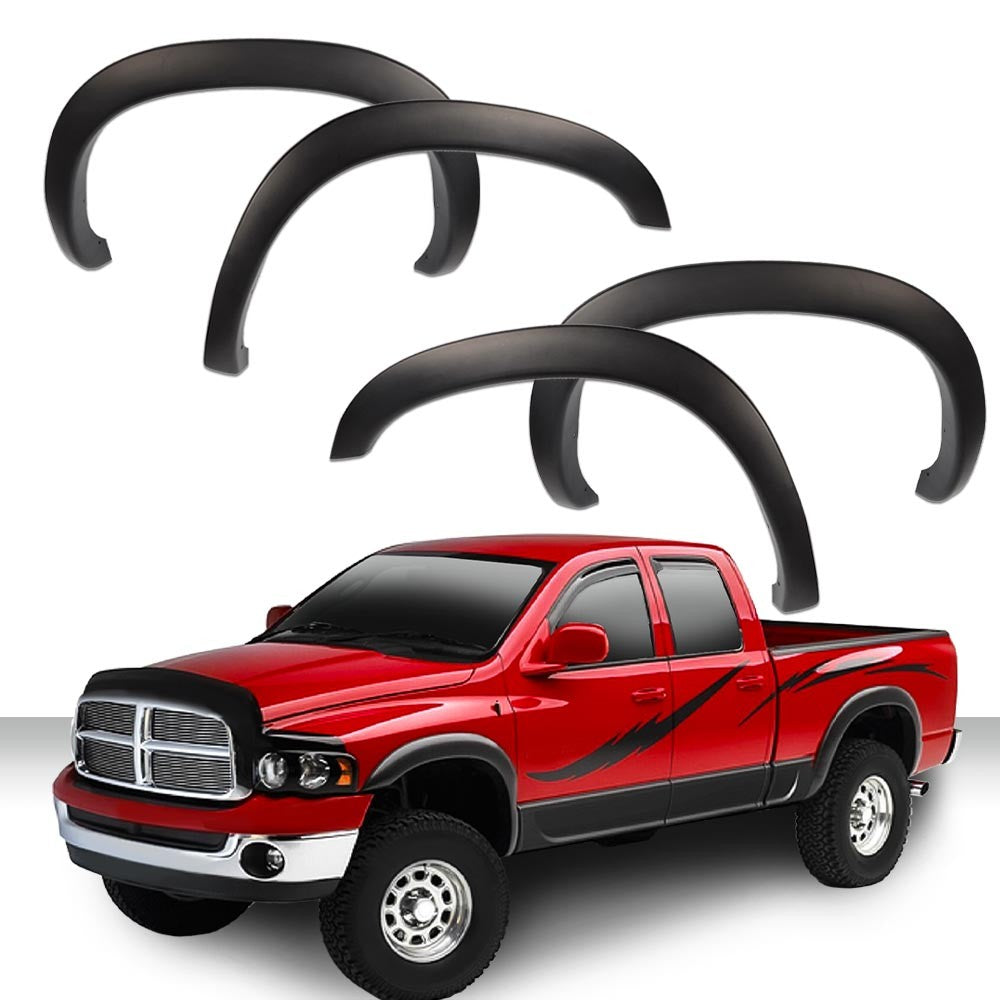 Dodge Ram Fender Flares Kit 2002-2008 Polypropylene Off-Road Protection