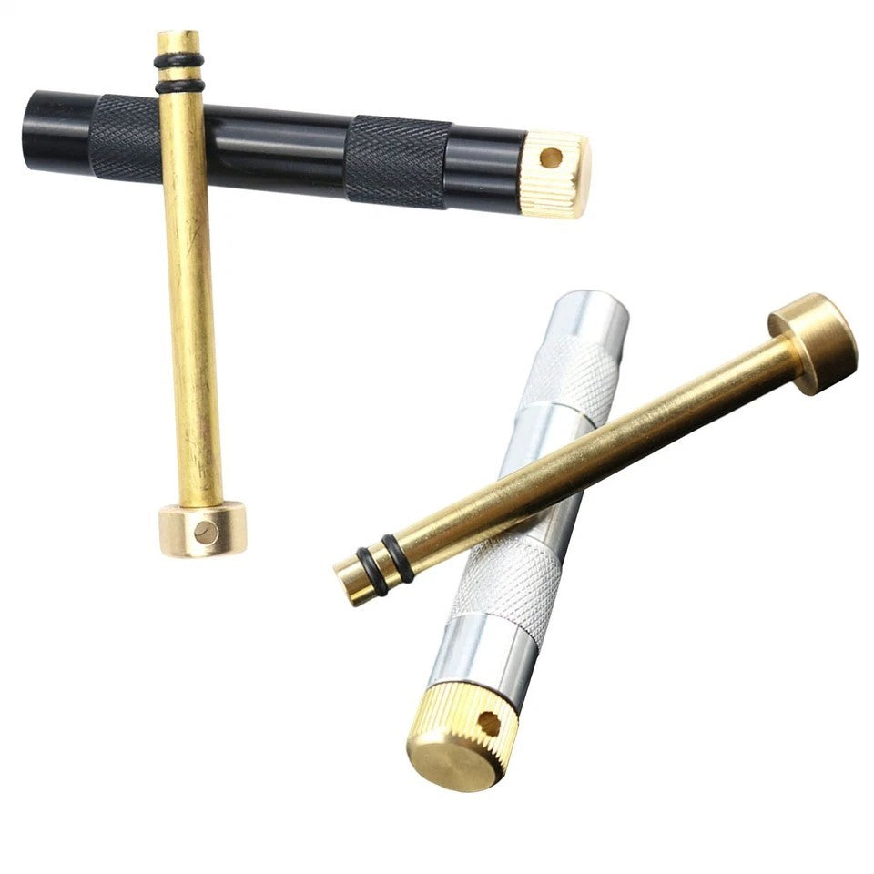 Portable Brass Compression Fire Starter for Camping and Survival