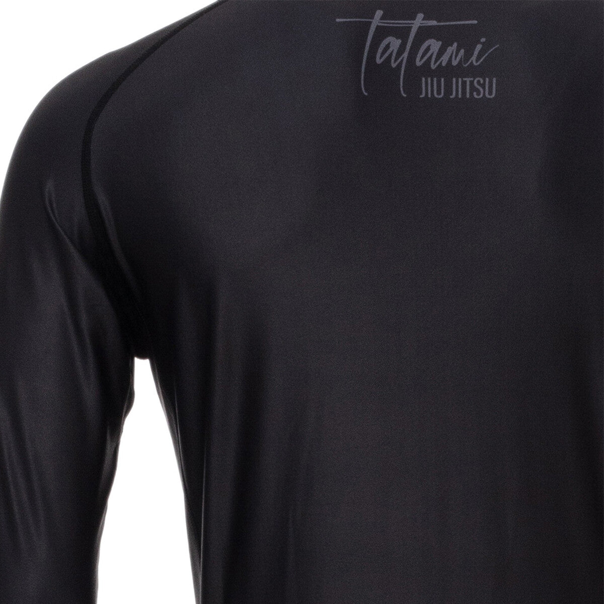 Long Sleeve Rash Guard for Jiu-Jitsu & MMA Training - Black