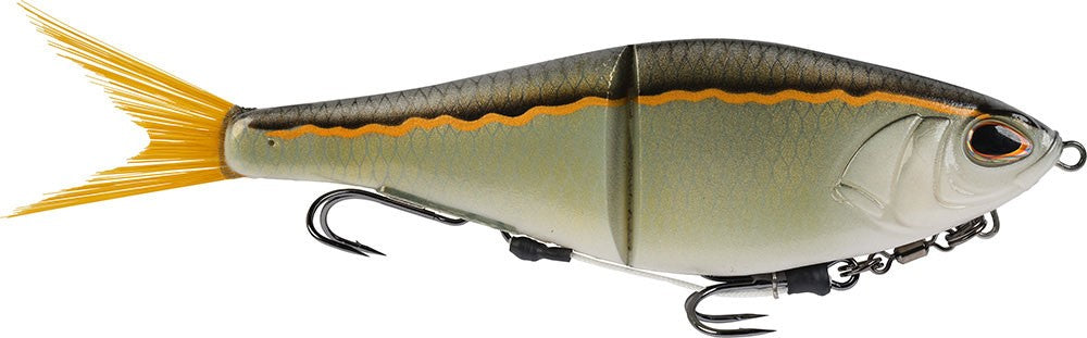 8-Inch Soft Glide Bass Bait with Hooks - Multiple Colors
