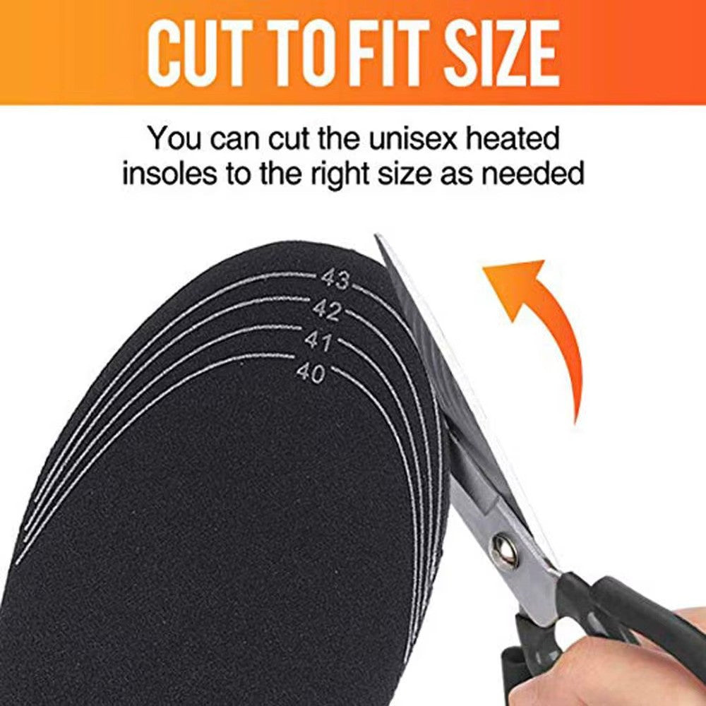 USB Heated Foot Warmer Insoles for Winter Shoe Comfort Men Women