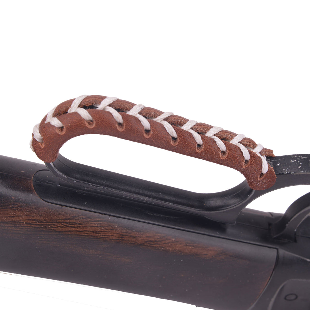 Leather Lever Wrap for Rifles and Shotguns - Full Grain Veg-Tan & Suede Options