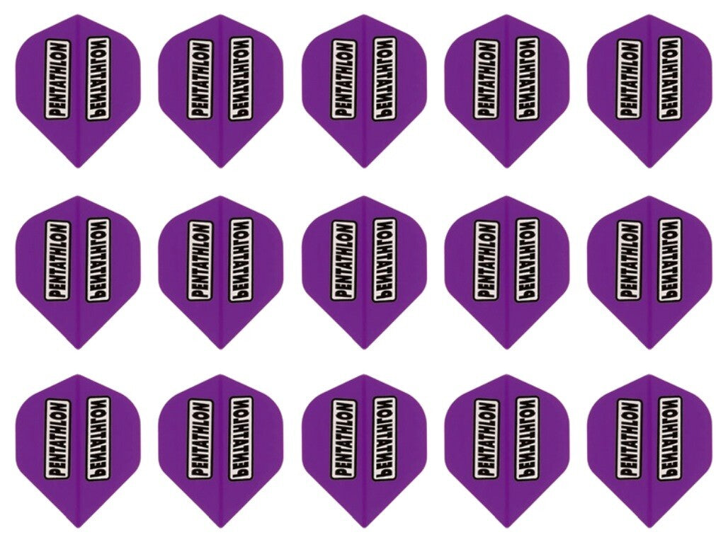 Dart Flights 100 Micron Standard Sets - 5-Pack, Multi-Color