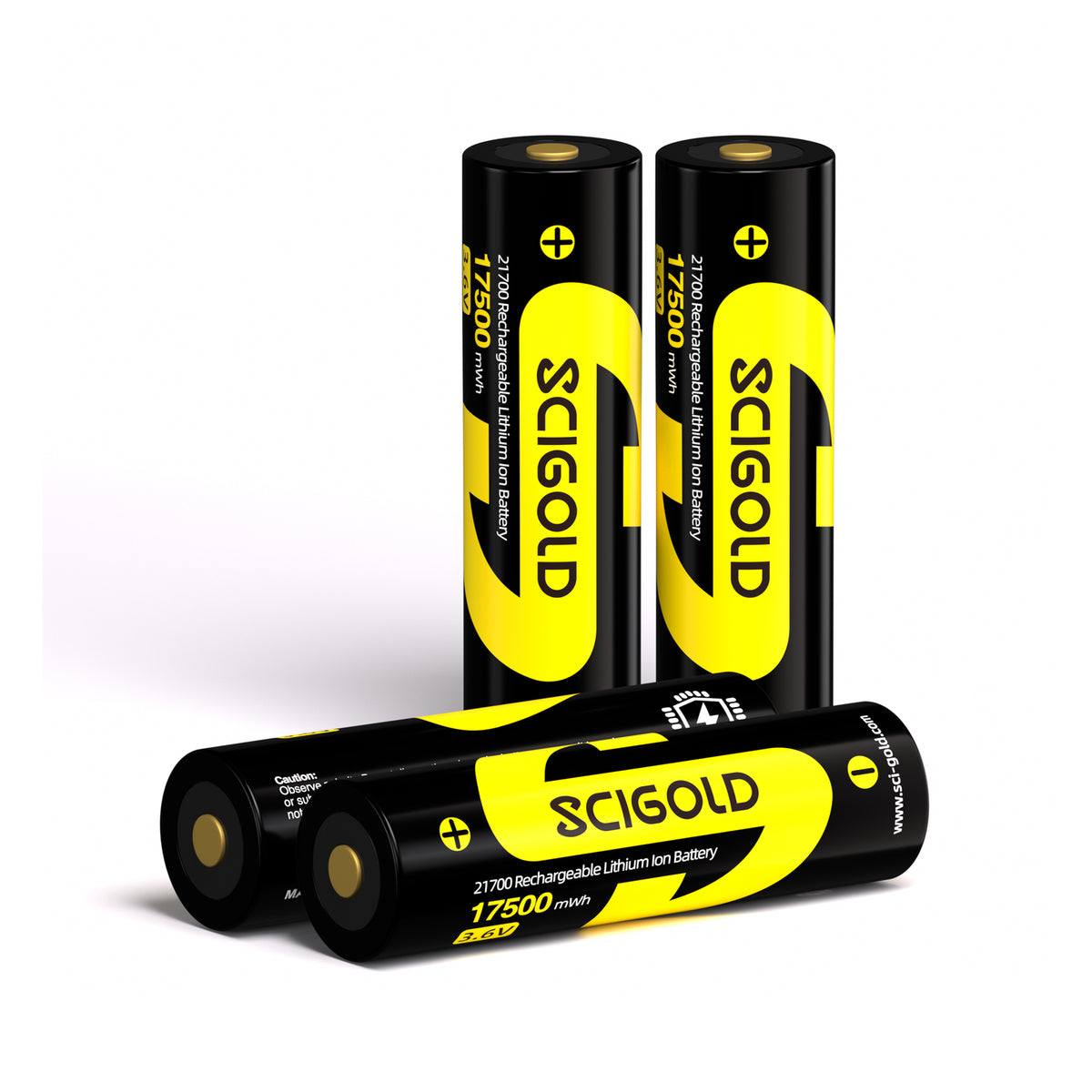 Rechargeable 21700 Lithium-ion Battery 3.6V 17500mWh for Electronic Devices