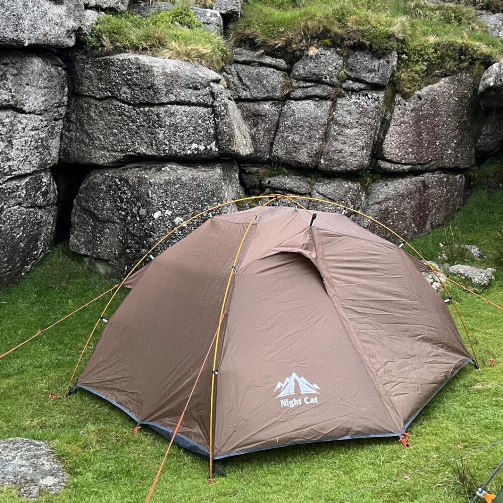 2 Person Camping Tent for Hiking Mountain Hunting 4 Seasons Waterproof