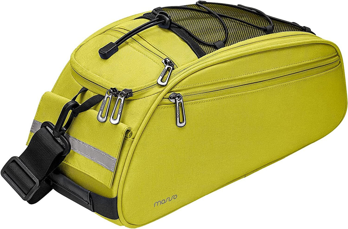 Waterproof Bicycle Rack Bag with Large Capacity and Reflective Strip - Rear Seat Pouch for Cycling