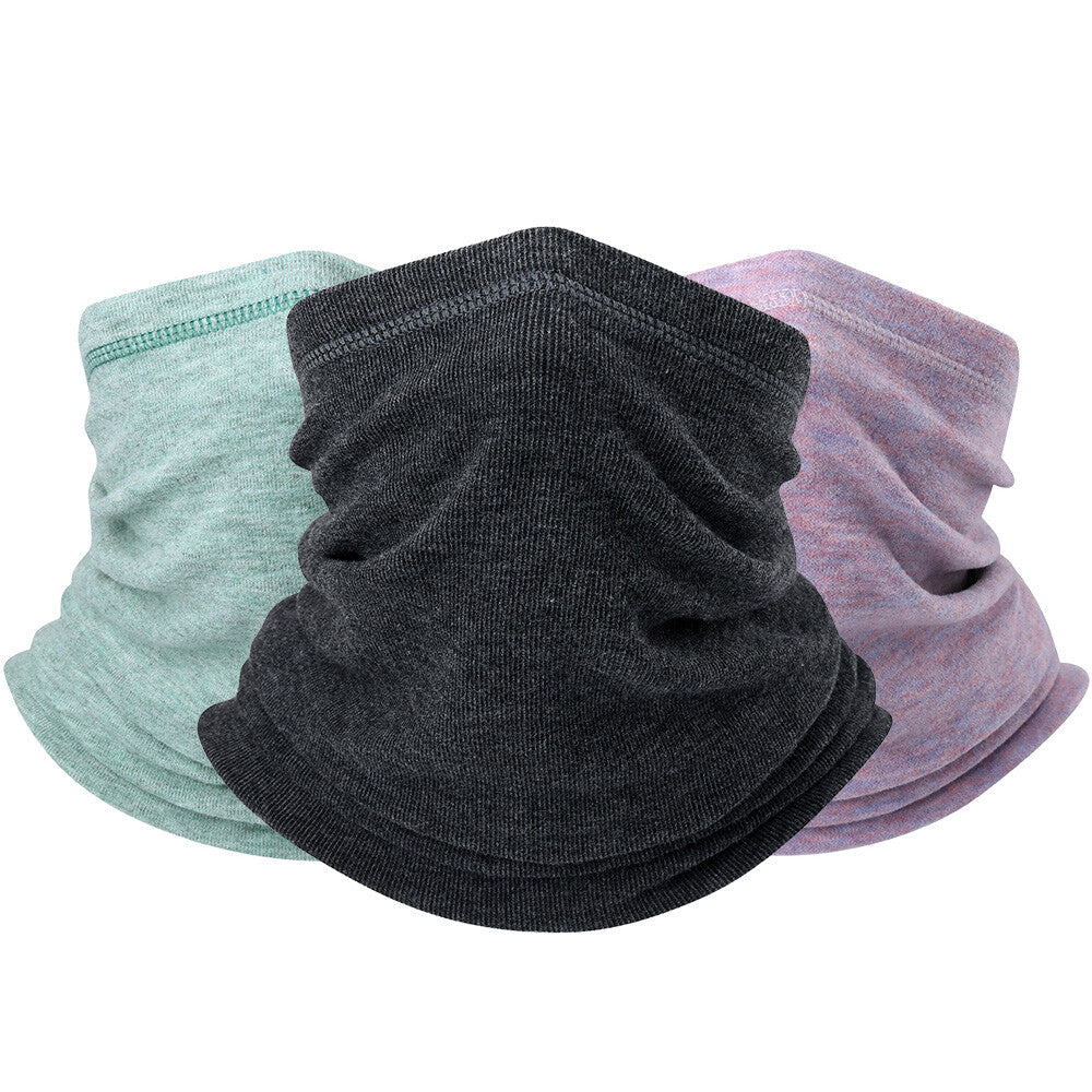 Winter Fleece Neck Gaiter Face Mask Scarf for Cold Weather Skiing Cycling